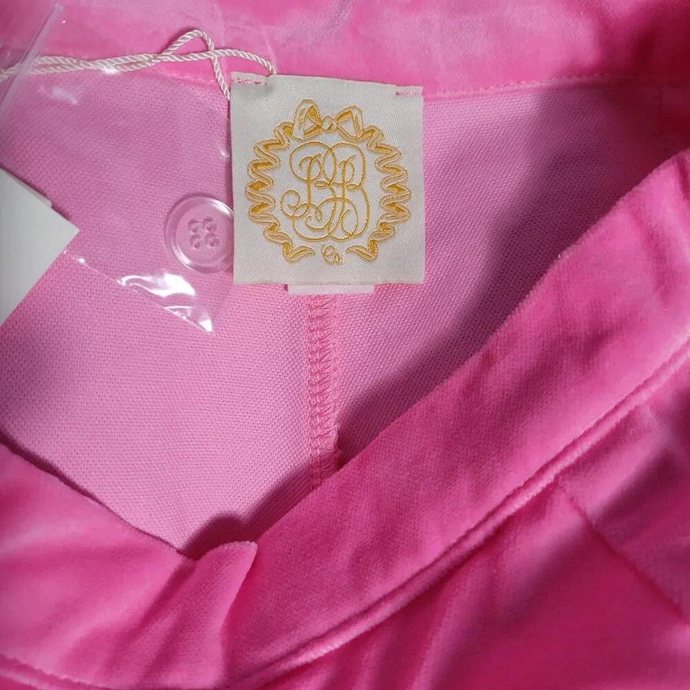 The Beaufort Bonnet Company NWT Hot Pink Velveteen Sally Mae Shorts Girls Size 5
